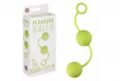 Pleasure Balls Green - Gésagolyó Duó
