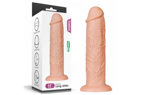 Lovetoy Long Dildo - realisztikus pénisz, 28cm