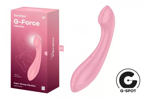 Satisfyer G-Force - G-pont vibrátor, Rózsaszín